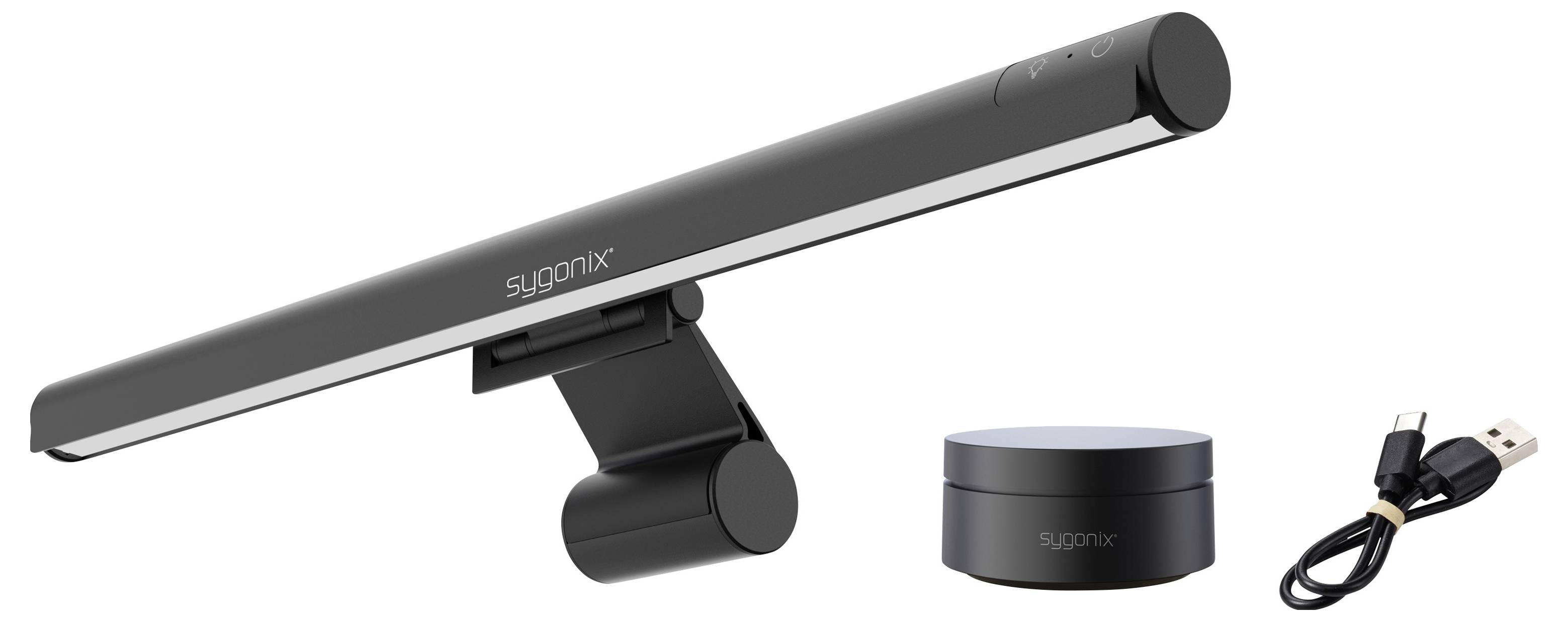 Sygonix SY-7459572 LED Bildschirmleuchte LED Schwarz-4