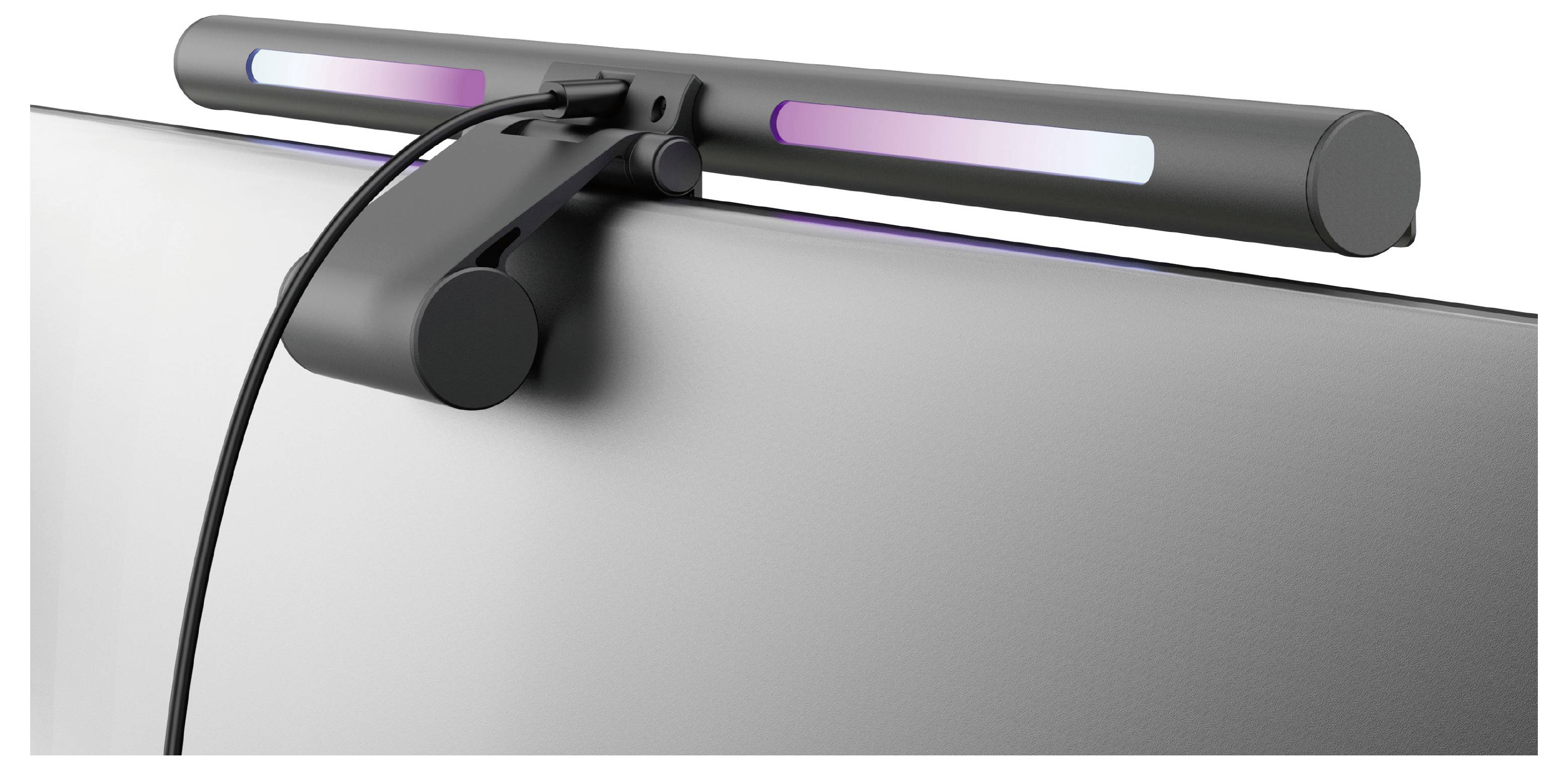 Sygonix SY-7459572 LED Bildschirmleuchte LED Schwarz-6