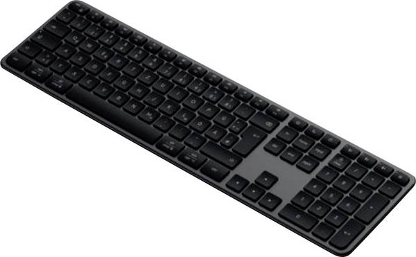 Satechi Slim EX3 Bluetooth®, Funk Tastatur Deutsch, QWERTZ Mehrfarbig