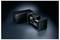 "Razer Tomahawk N1" Gaming-Desktop mit schlankem schwarzem Design, teilweise geöffnet, um interne Komponenten zu zeigen.
