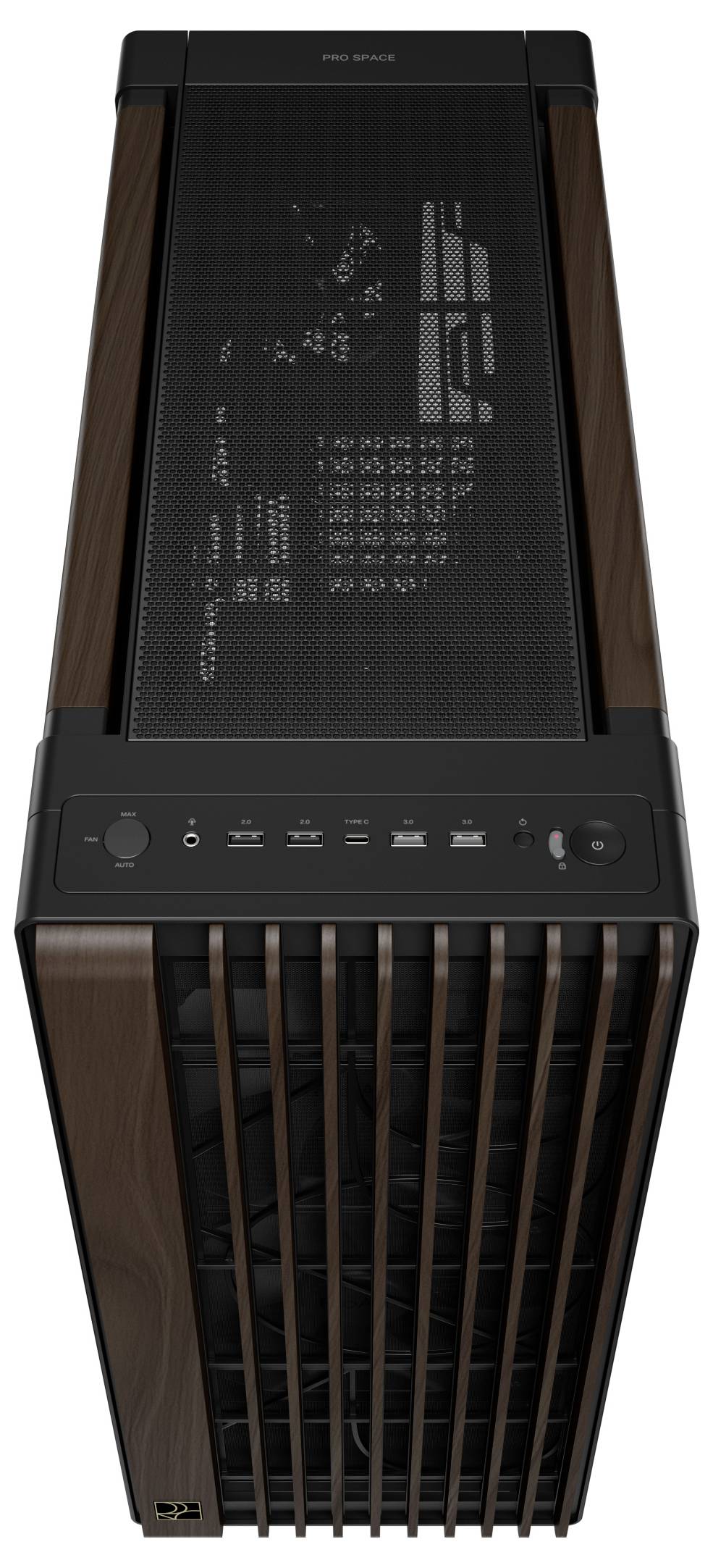 Asus GEH PROART PA602 WALNUT WOOD METAL Midi-Tower PC-Gehäuse Schwarz, Holz-17