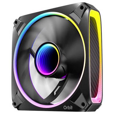 Antec Orbit PC-Gehäuse-Lüfter Schwarz (B x H x T) 120 x 28 x 120 mm inkl. RGB-Beleuchtungssteuerung-7