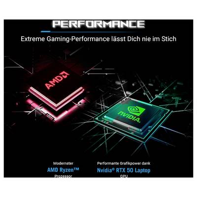 Asus Gaming Notebook G614PW-TS092W 40.6 cm (16 Zoll) WQXGA 8940HX 16 GB RAM 1 TB SSD Deutsch, QWERTZ AMD AMD Radeon NVID-6