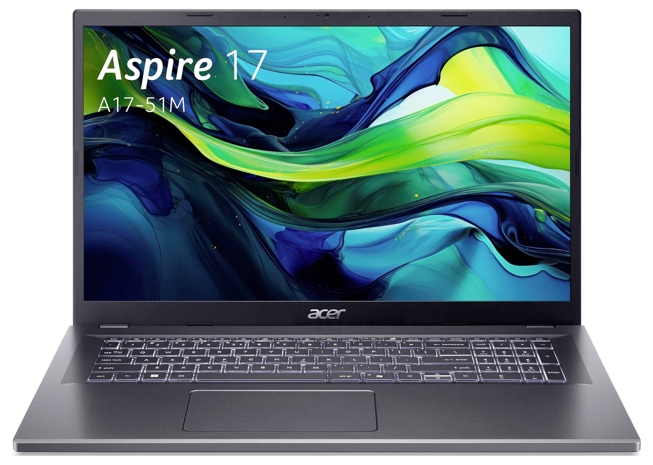 Acer Notebook 43.9 cm (17.3 Zoll) Full HD 120U 16 GB RAM 1 TB SSD Deutsch, QWERTZ Intel Intel-Grafik Grau NX.J02EG.02C-3
