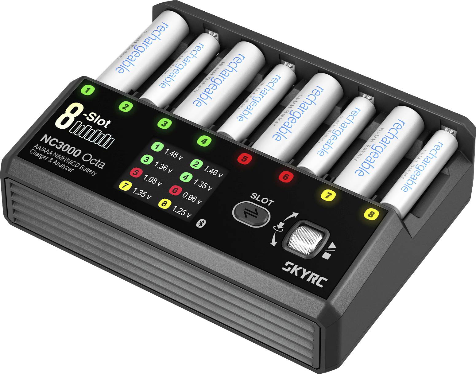SKYRC NC3000 Octa Ladegerät NiMH, NiCd Mignon (AA), Micro (AAA)-0