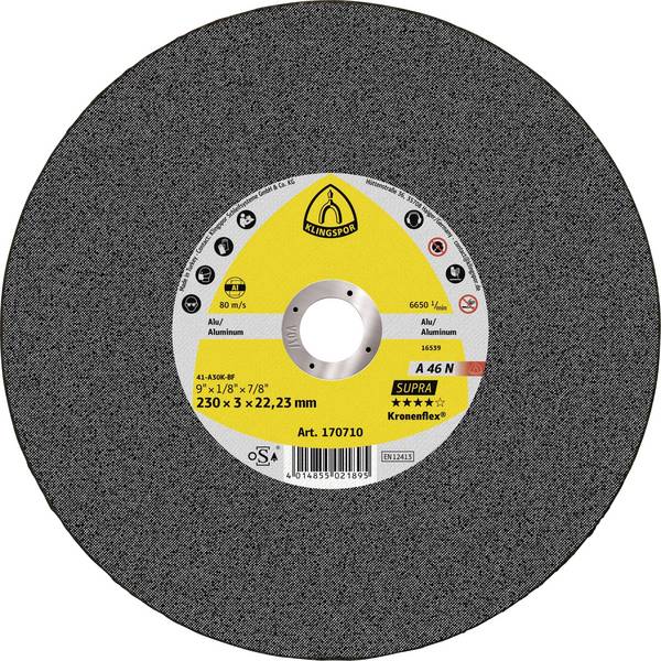 Klingspor A 46 N 170710 Trennscheibe gerade 230 mm 25 St. Aluminium, NE-Metalle