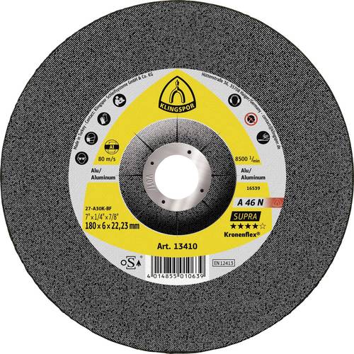 Klingspor A 46 N 13410 Schruppscheibe gekröpft 180 mm 10 St. NE-Metalle