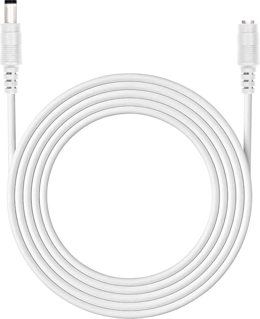 Reolink PEXCW Strom Netzkabel [1x Hohlstecker - 1x Koaxial-Buchse] 4.5 m Weiß