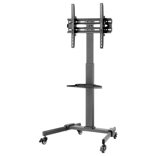 Reflecta TV Stand 55P-4040T schwarz TV-Rollwagen 81,3 cm (32) - 139,7 cm (55) Höhenverstellbar, Neigbar, Stand Geräteabl...