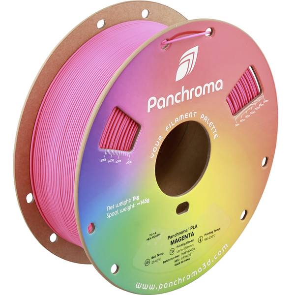 Polymaker CA19023 Panchroma Filament PLA Highspeed Filament 1.75 mm 1000 g Magenta  1 St.