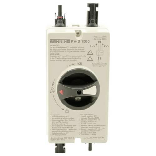Benning PV-S 1500 Photovoltaik-Messgerät