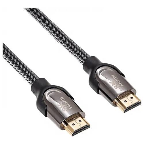 Akyga Anschlusskabel HDMI-A Stecker 0.5 m Schwarz AK-HD-05S HDMI-Kabel