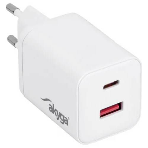 Akyga USB Ladegerät 45 W USB-C®, USB-A Weiß