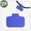 Quadrios 26CA784 26CA784 Kabel-Etikett 40 x 20 mm Farbe Beschriftungsfeld: Blau Anzahl Etiketten: 25