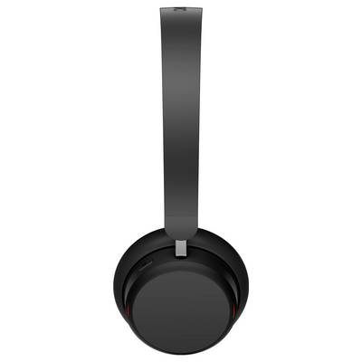'Schwarze kabellose Over-Ear-Kopfhörer mit elegantem Design und verstellbarem Kopfbügel.'