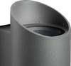 Nordlux Nico Wandleuchte Aluminium Anthrazit Up & Down | IP54 - Geeignet für 2x GU10