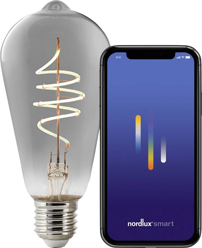 Nordlux 2280022747 Glühlampe E27 4.7 W Warmweiß app-gesteuert, dimmbar 1 St.