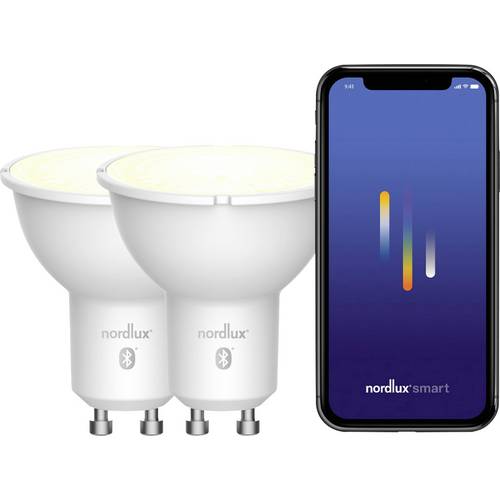 Nordlux 2070041000 Glühlampe EEK F (A - G) GU10 4.8 W app-gesteuert, dimmbar 2 St.