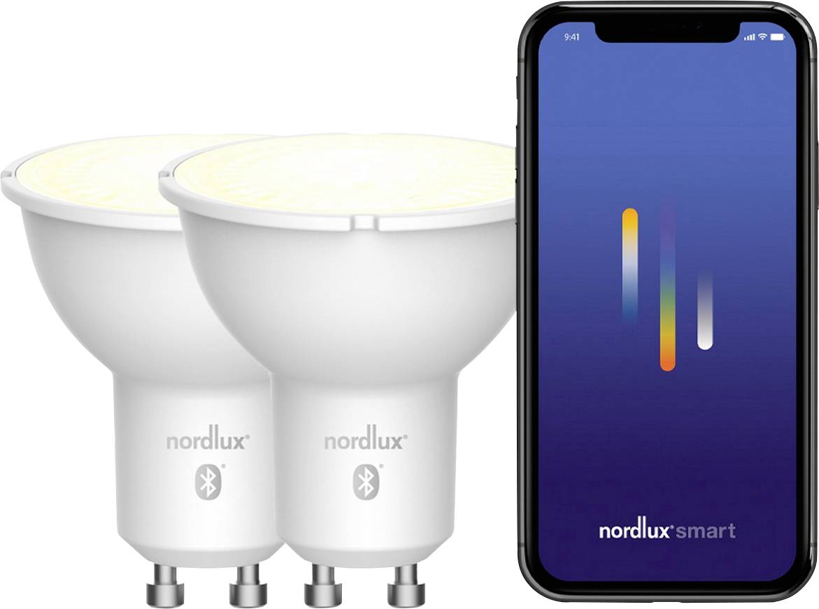Nordlux 2070041000 Glühlampe EEK F (A - G) GU10 4.8 W app-gesteuert, dimmbar 2 St.