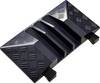 TRU COMPONENTS Endstück männlich TC-14926356 Gummi Schwarz Anzahl Kanäle: 3 190 mm Inhalt: 1 St.