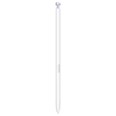 Ein eleganter weißer Stift mit einem glatten zylindrischen Körper und einem sichtbaren Clip.