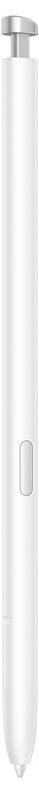 Ein weißer Stift mit Knopf und abgerundeter Spitze, entwickelt für Touchscreens und digitales Zeichnen.