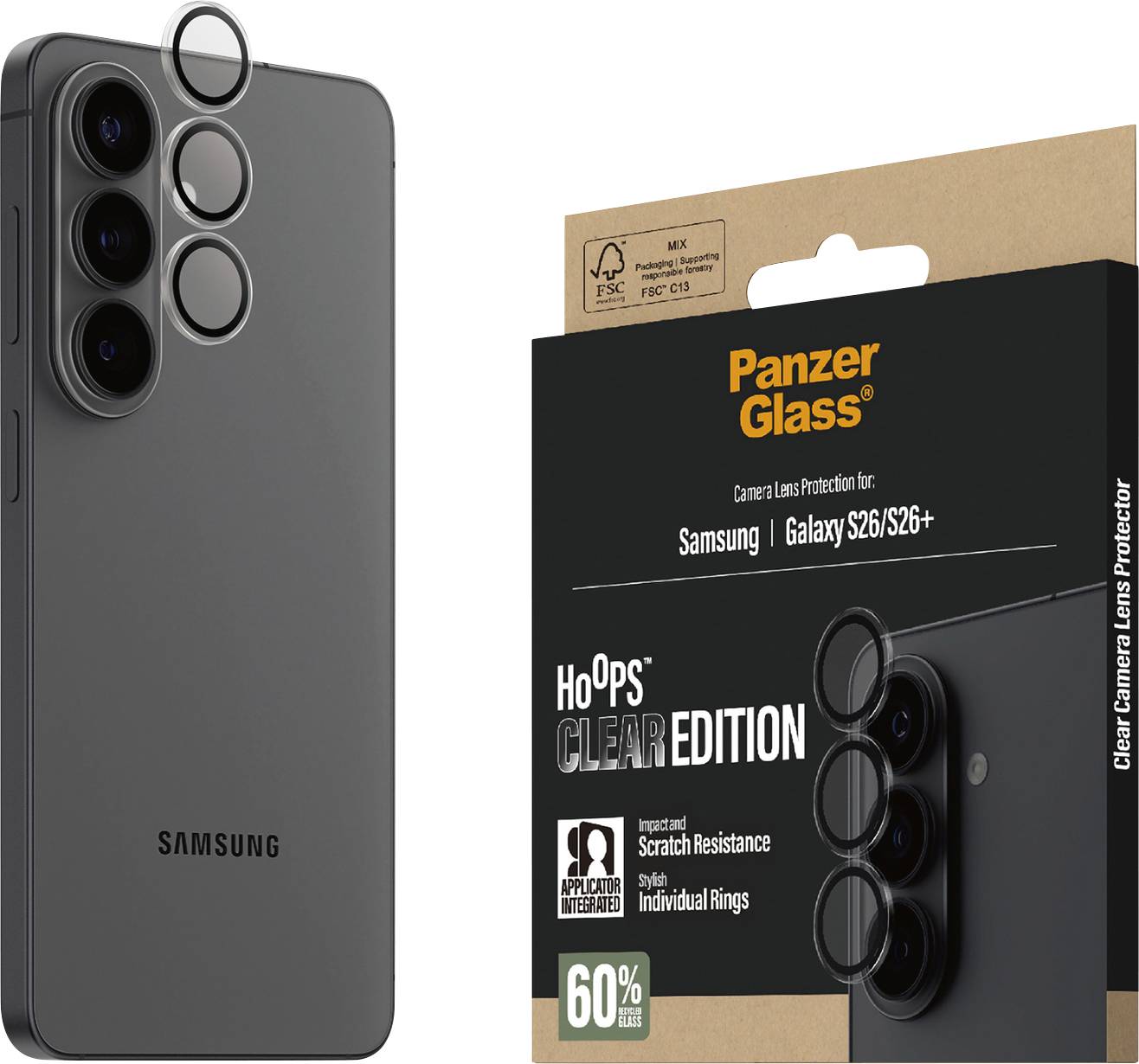 PanzerGlass Kameraschutzglas Samsung Galaxy S26, Galaxy S26+ 1 St. PG09082