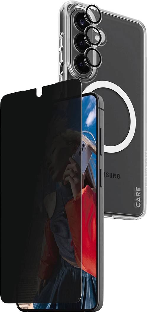 PanzerGlass PANZERGLASS - CARE Privacy 3-in-1 Bundle Samsung Galaxy S26+ Displayschutzglas mit Blickschutz Samsung Galax...