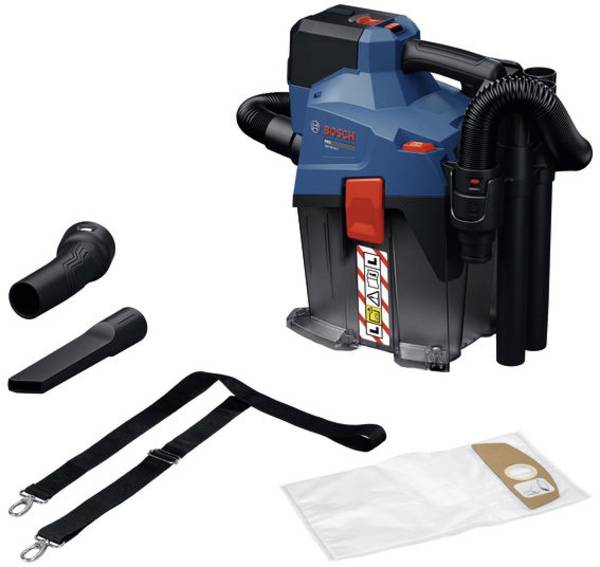 Bosch Professional GAS18V-6LS Akku-Handstaubsauger ohne Akku, Werkzeugadapter