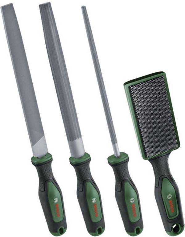 Bosch Home and Garden 1600A034GM Handwerkzeuge Feilen-Set 200 mm / 8" mit Bürste, 4-teilig  Länge 200 mm 1 St.