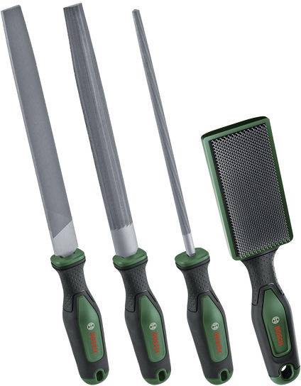 Bosch Home and Garden 1600A034GM Handwerkzeuge Feilen-Set 200 mm / 8 mit Bürste, 4-teilig 1 St.
