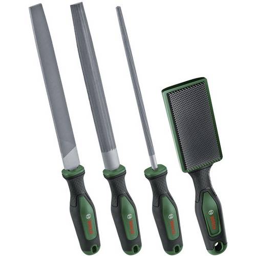 Bosch Home and Garden 1600A034GM Handwerkzeuge Feilen-Set 200 mm / 8 mit Bürste, 4-teilig 1 St.