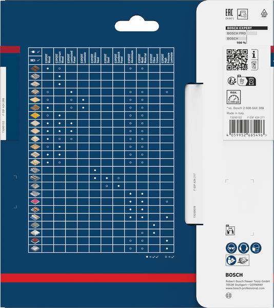 Thumbnail - Bosch Accessories 2608902221 2608902221 Kreissägeblatt Zähneanzahl: 52 1 St.