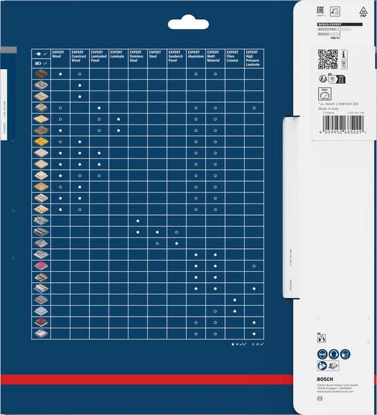 Bosch Accessories 2608902194 2608902194 Kreissägeblatt Zähneanzahl: 80 1 St.