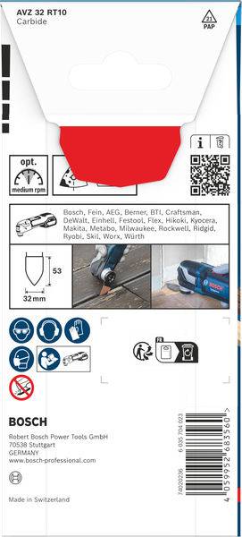 Bosch Accessories 2608902067 2608902067 Carbide-RIFF Multitool-Sägeblätter 1 St.-0