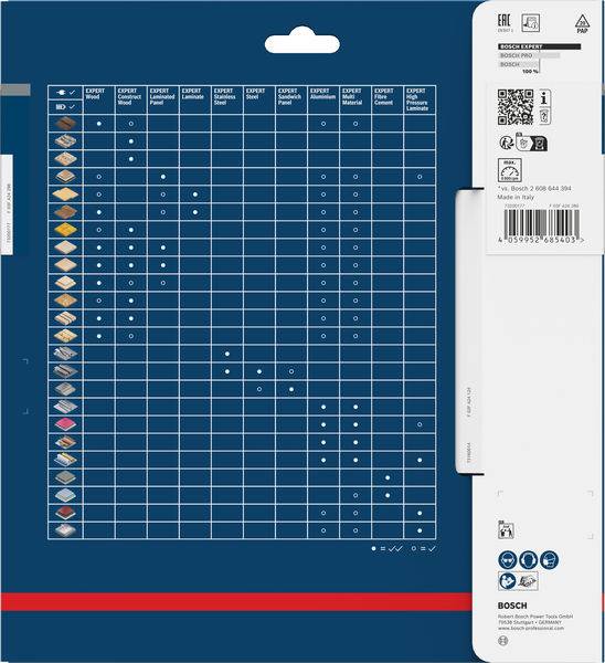 Bosch Accessories 2608902212 2608902212 Kreissägeblatt Zähneanzahl: 60 1 St.