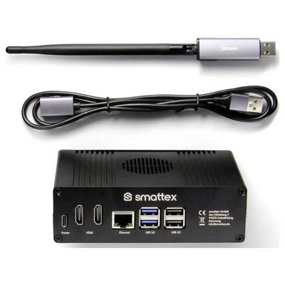 Smattex Raspberry Pi® 4 B 16 GB inkl. Gehäuse, inkl. Netzteil, inkl. Kühlkörper, inkl. Noobs OS-2