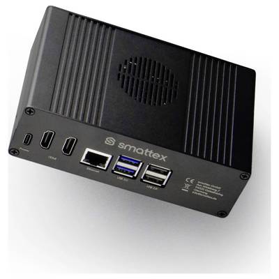 Smattex Raspberry Pi® 4 B 16 GB inkl. Gehäuse, inkl. Netzteil, inkl. Kühlkörper, inkl. Noobs OS-6
