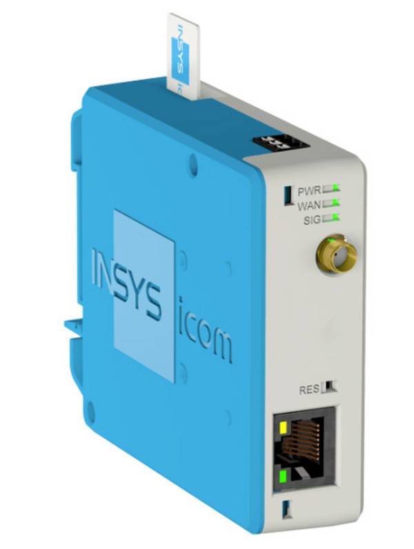 Insys icom MIRO-L100 - Router - WWAN - digitaler Eingang/Ausgang - 3G - 4G - 2G
