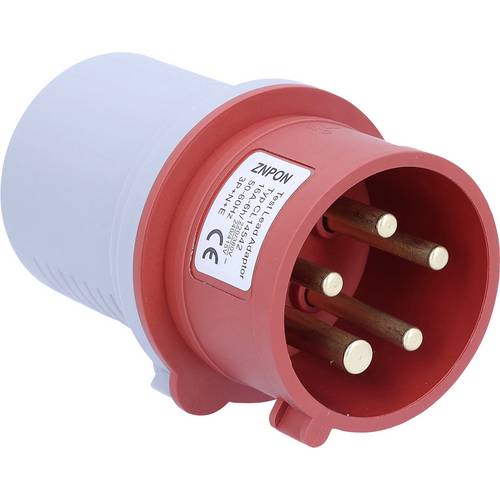 AS Schwabe Messadapter 4 mm Sicherheits-Buchse - CEE-Stecker 16 A 5polig