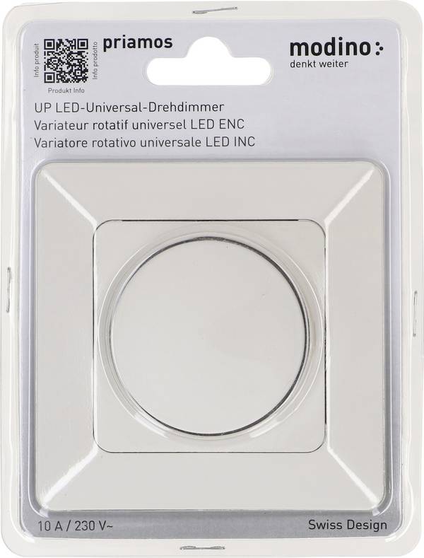 Max Hauri 176579 Universal-Dimmer Geeignet für Leuchtmittel: LED-Lampe Weiß