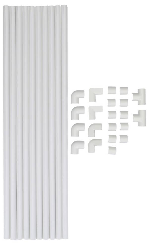 Max Hauri 174626 Kabelkanal (L x B x H) 40 x 11 x 10 mm 1 Set Weiß