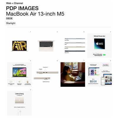 'Gold-farbiger Laptop mit deutschem Tastaturlayout von oben fotografiert, mit Touchpad und dünnem, elegantem Design.'