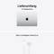 'Lieferumfang' zeigt ein 14 Zoll MacBook Pro und ein 2 Meter USB-C auf MagSafe 3 Kabel.