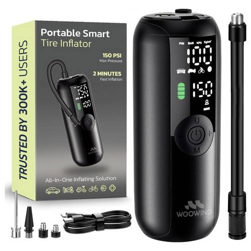 Woowind Elektrische Fahrradpumpe, Luftkompressor WO-LP1
