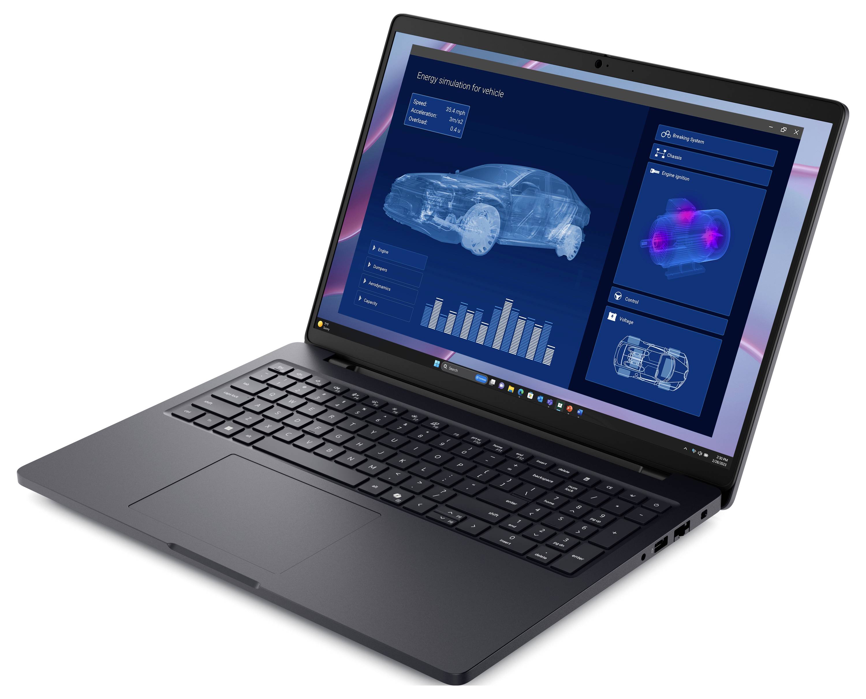 Dell Notebook Pro Max 16 MC16255 40.6 cm (16 Zoll) Full-HD+ AMD Ryzen AI 7 PRO 350 32 GB RAM 512 GB SSD Deutsch, QWERTZ -2