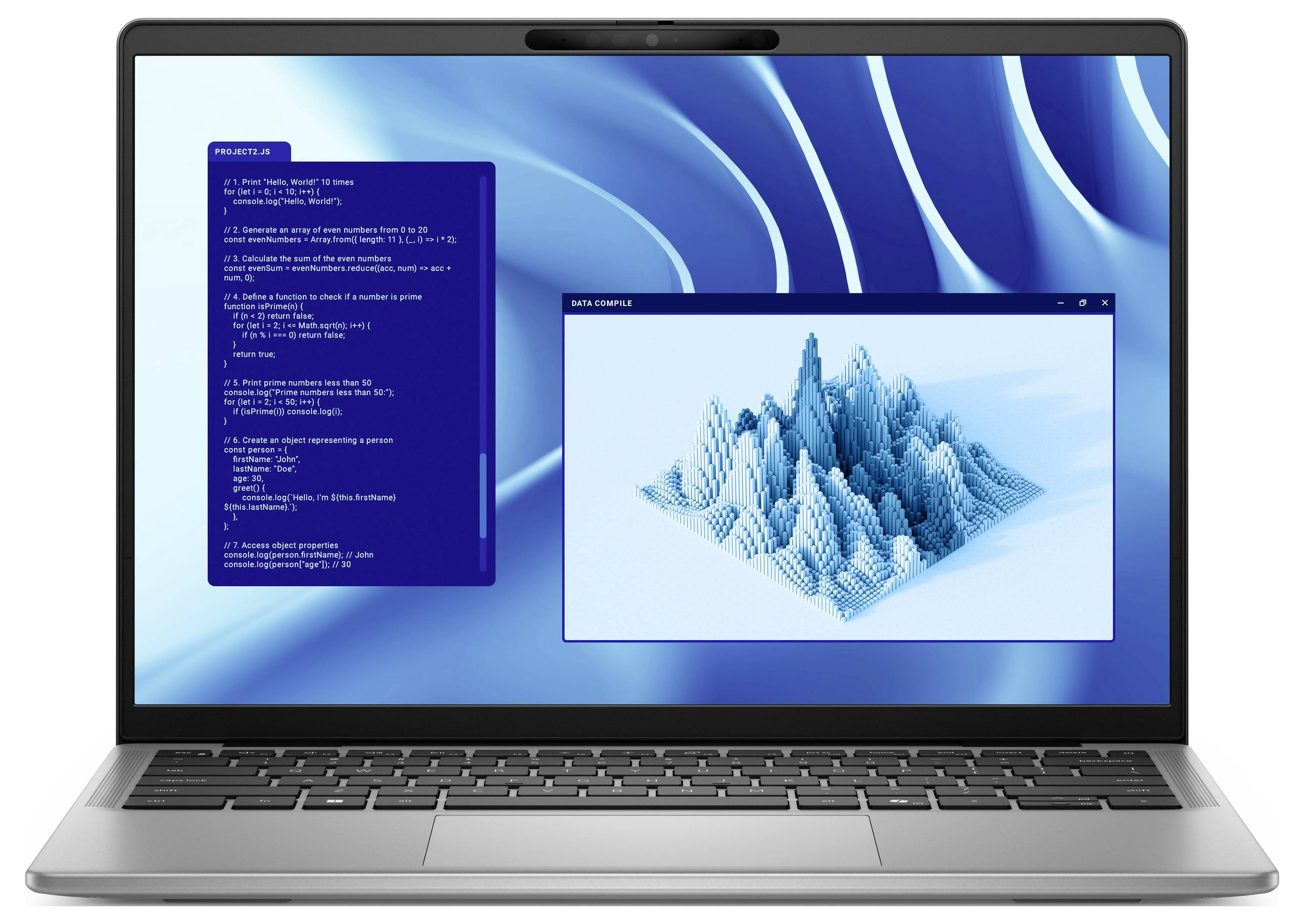 Dell Notebook Latitude 7455 35.6 cm (14 Zoll) QHD+ X1P-64-100 16 GB RAM 512 GB SSD Deutsch, QWERTZ Qualcomm Qualcomm Adr-1