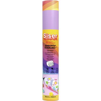 Rolle Siser EasyPSV Starling Haftklebefolie in Regenbogenfarben, Abmessungen 30cm x 150cm. Ideal für lebendige Vinylhandwerksprojekte.