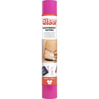 „EasyWeed Extra" Transfervinyl-Rolle von Siser, 30 cm x 50 cm, geeignet für detaillierte Designs auf verschiedenen Stoffen.