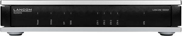 Lancom 1800EF - Router - 4-Port-Switch - GigE - SD WAN - 4x 1G RJ-45 - 12V DC -